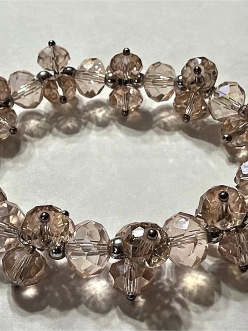 Beaded Bracelet in Pink Like New